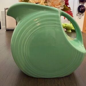Fiestaware large disc pitcher
